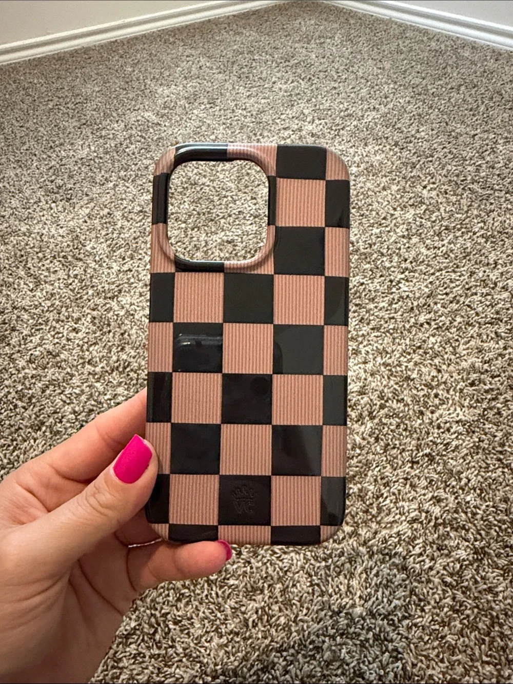Velvet Caviar Checkered Phone Case